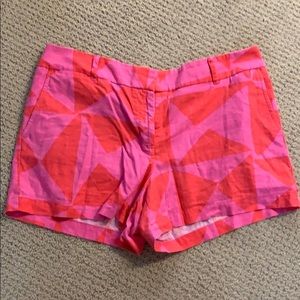 COPY - Bright linen high-waisted shorts